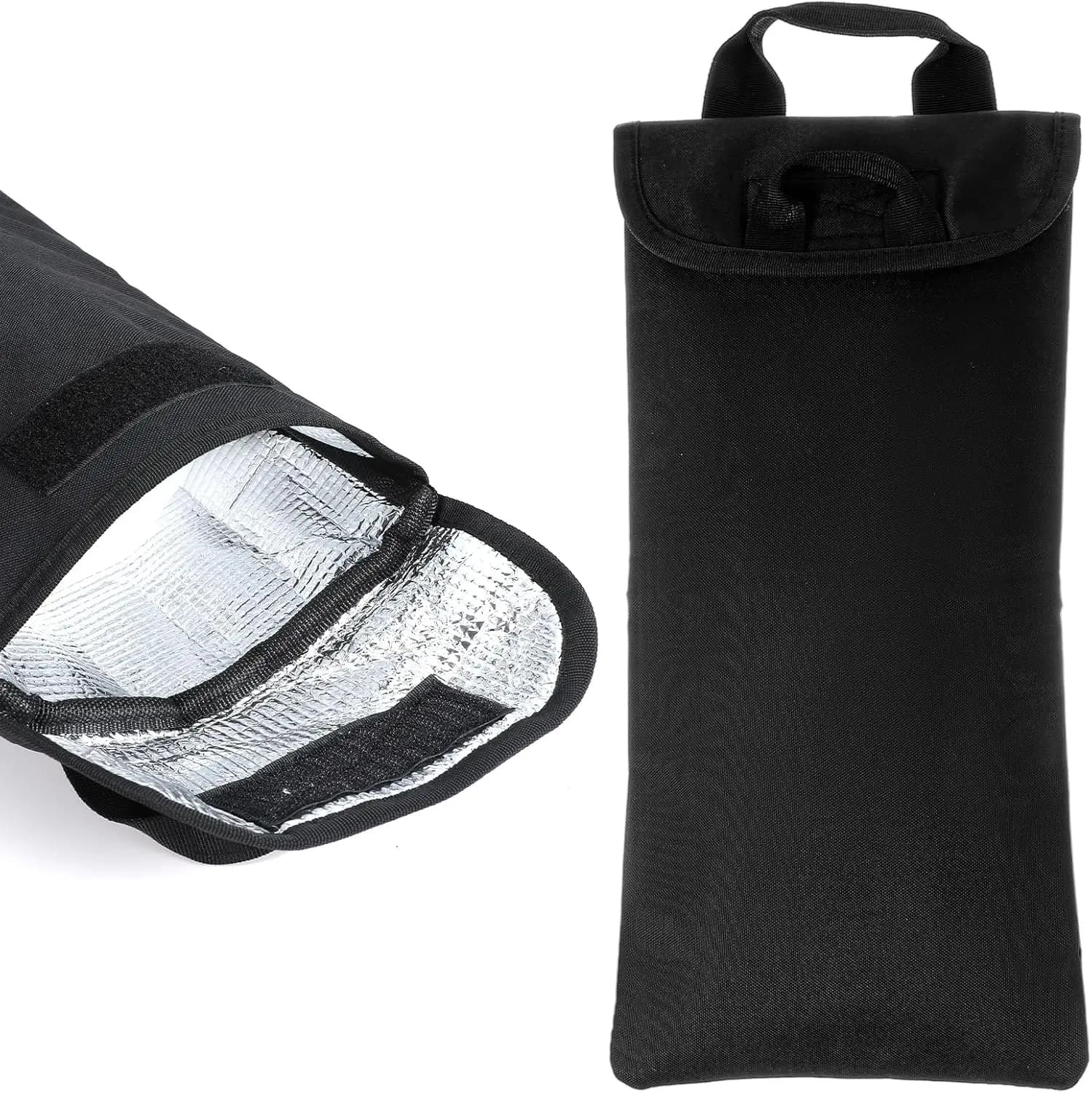 Black Insulated Water Bladder Bag, 3L Hydration Bladder Insulation Sleeve for Water Storage Bladders, Durable Oxford Cloth Water