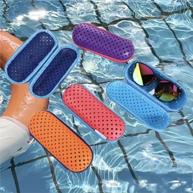 1PC New EVA swimming glasses storage bag for glasses soft sunglasses bag breathable student reading glasses case