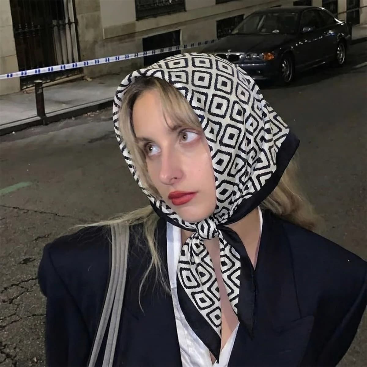 Nuovo foulard triangolare in twill da donna, sciarpa paisley, bandana, fascia per capelli, hijab stampato, sciarpa da testa.
