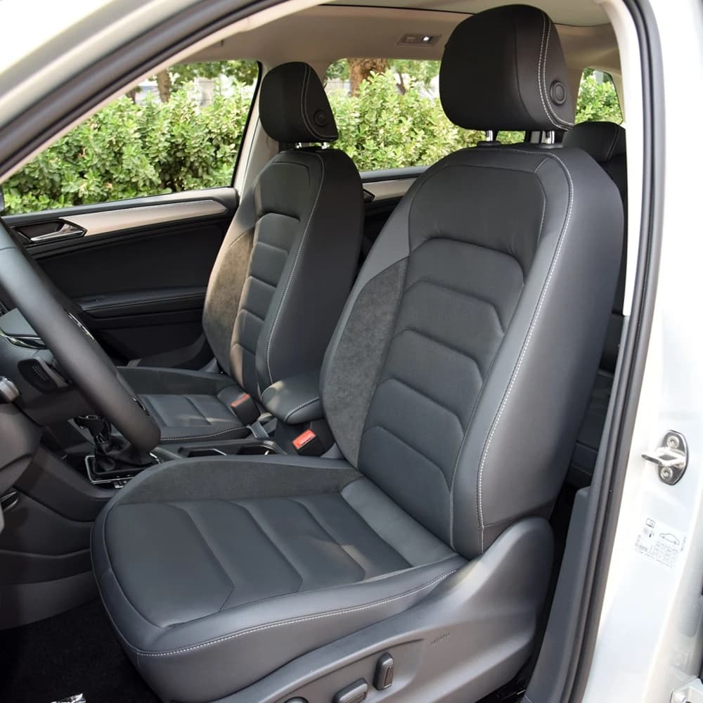 For Volkswagen VW Tiguan Allspace 2019 2020 2021 2022 2023 7 seats custom eco-leather car seat covers protective accessories