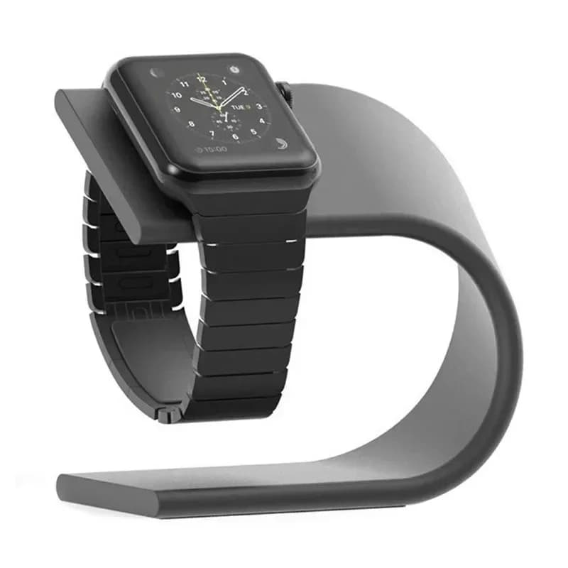 Aluminum Charger Charging Holder Stand Dock Station for Apple Watch 38mm 42mm 44 for Aplle Iwatch Applewatch Cradle Phone Holder