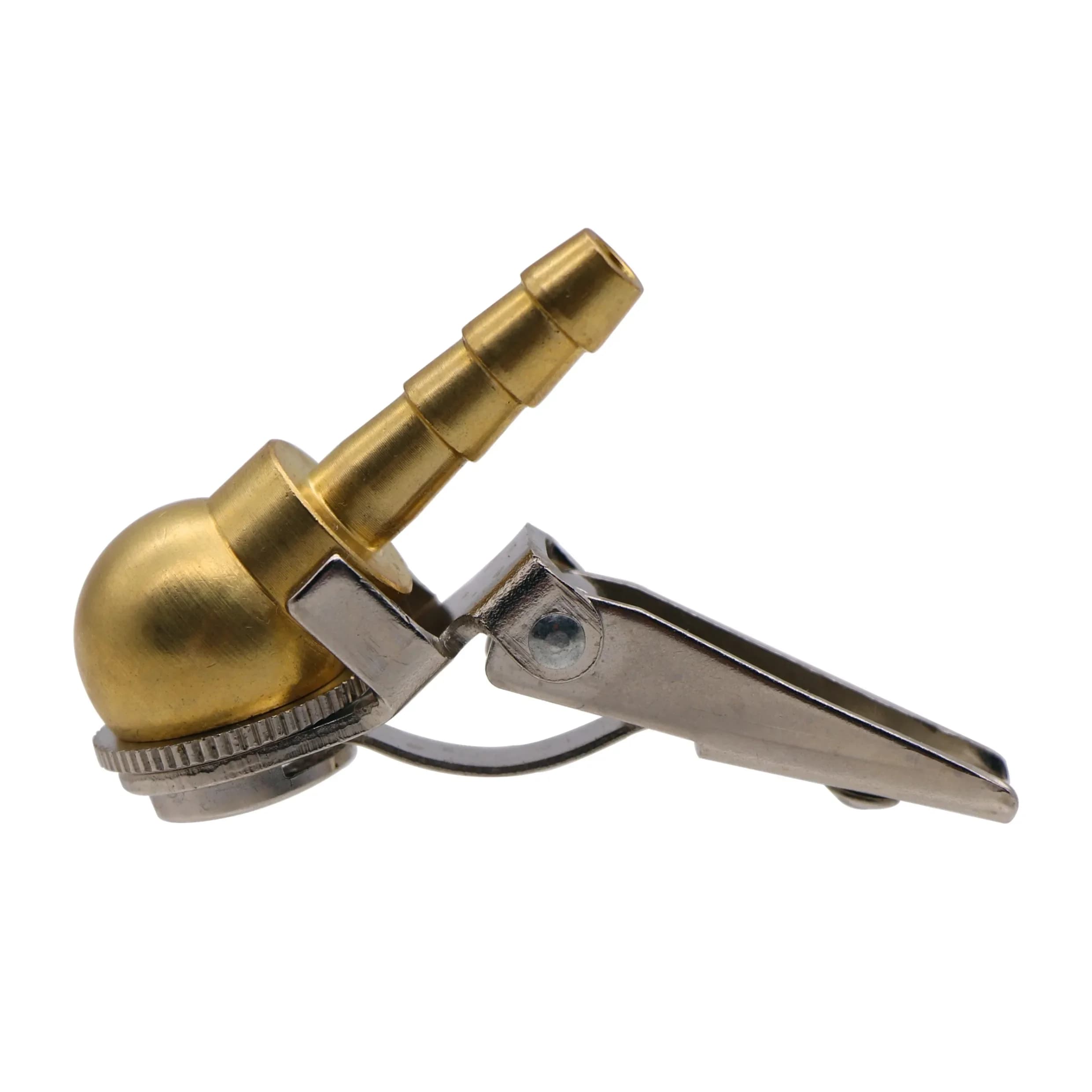 5/16 "Hose Barb Brass Aria Mandrino Chiuso/Aperto Clip-On Sfera FootTire/Pneumatici Gonfiatore Calibro di Montaggio connettore rapido Pneumatico Strumenti di Riparazione
