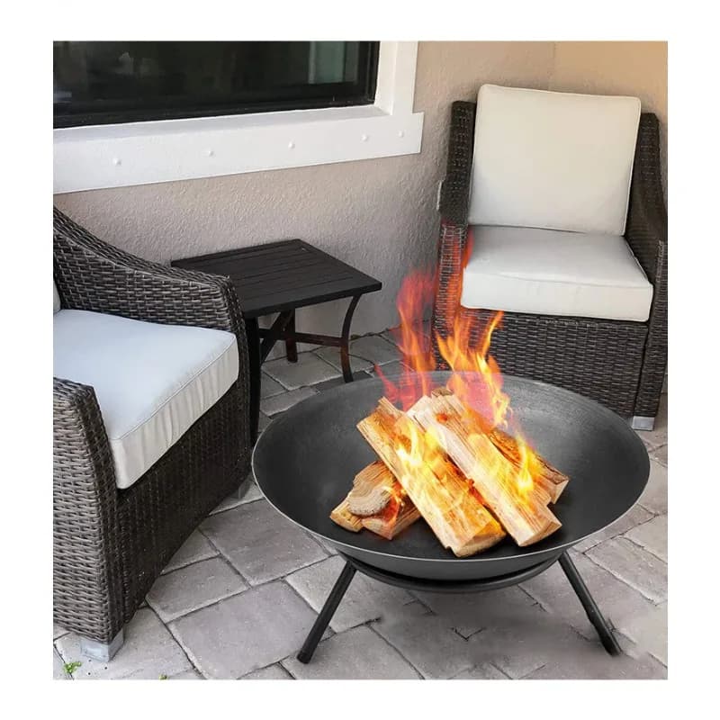 Outdoor wood stove BBQ grill Brazier Camping picnic stove Indoor BBQ heating