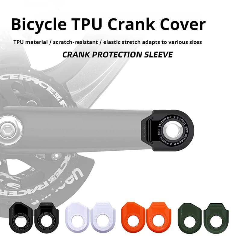 Universal Pair Bicycle Chainring Crank Protector Cycling Accessories for Mountain Bikes and Folding Bikes