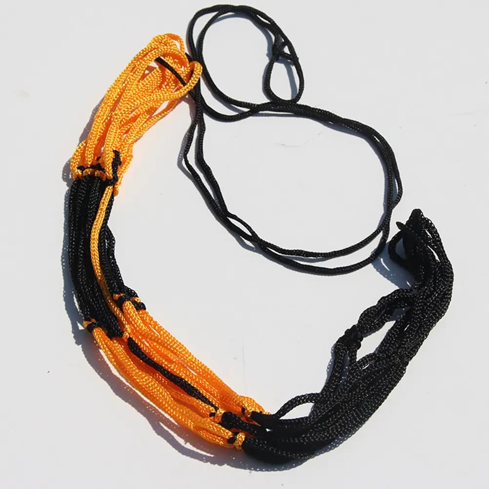 12Pcs Wear-Resistant Basketball Bag Multi-Function Portable Mesh Net Bag for Soccer Volleyball Ball Supply Nylon Mesh Sports