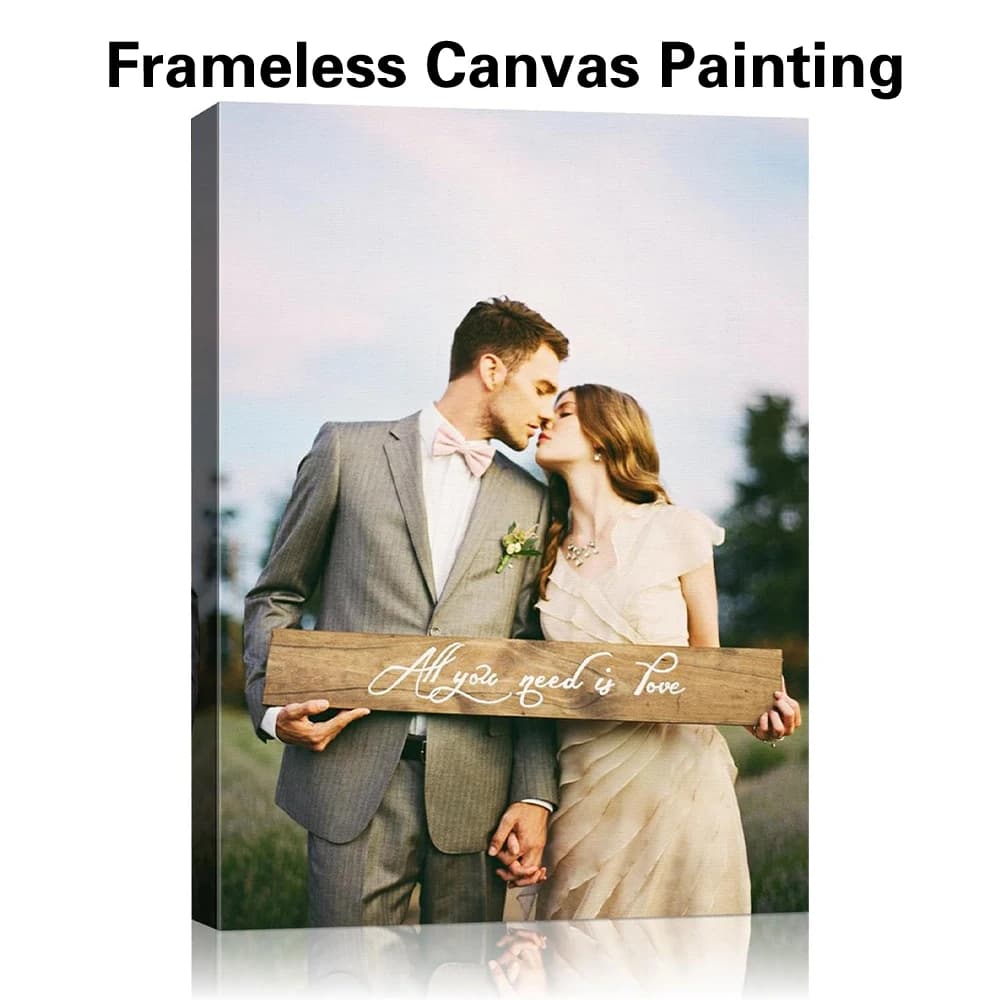 Stampa personalizzata su tela senza cornice con foto di matrimonio, immagine di videogiochi per decorazione della stanza dei giocatori.