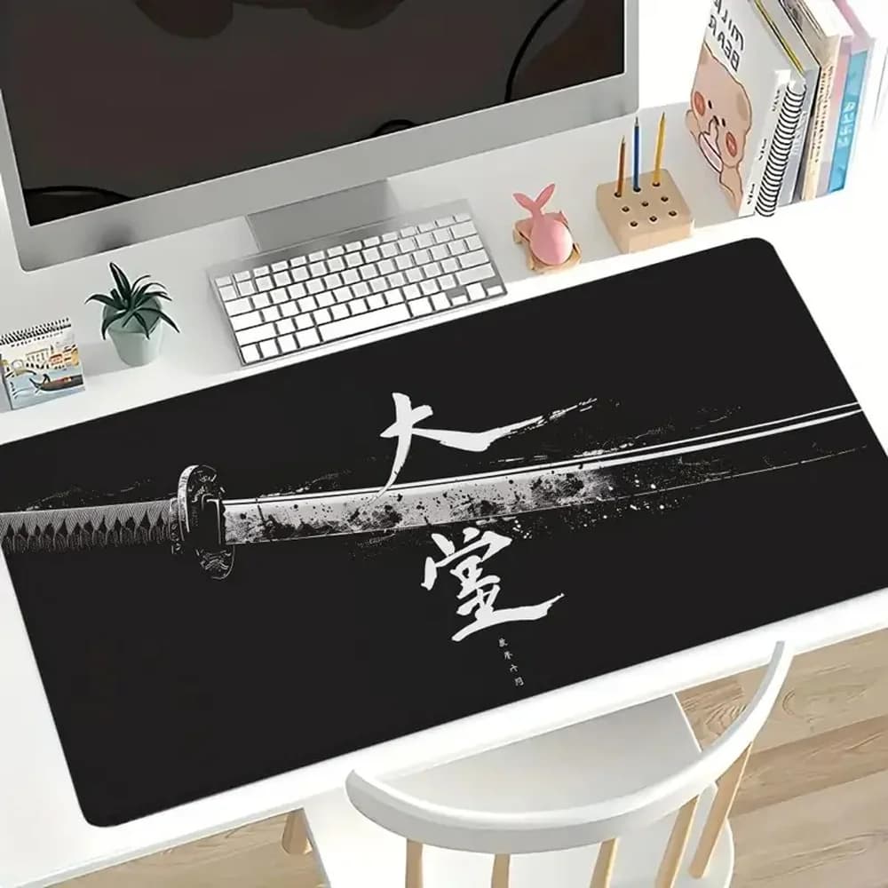 Classic Mouse Mat in Fabric, Rubber Anti-slip Base, for Computer, Laptop, Office