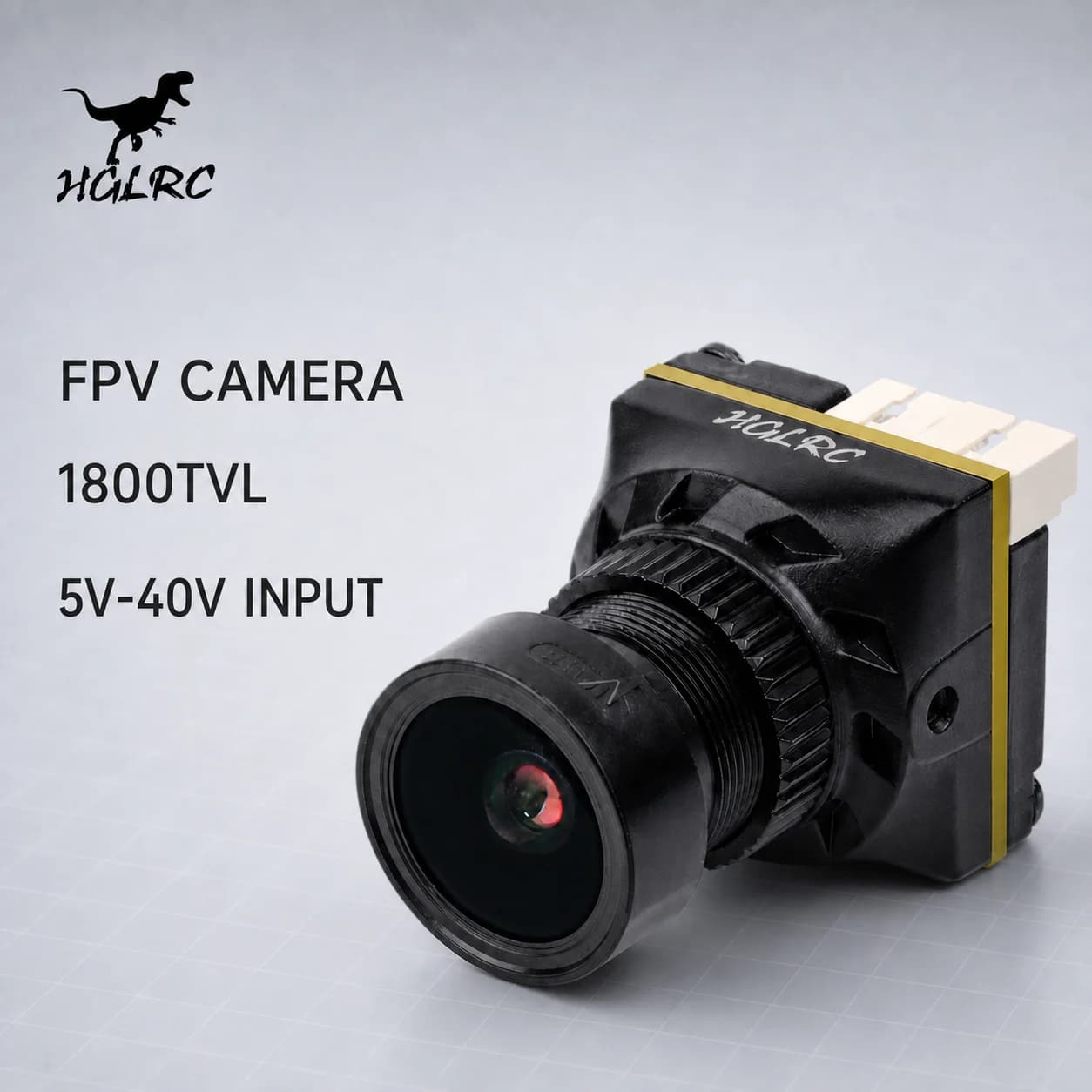 HGLRC L3 Analog FPV Camera 1800TVL 5V-40V 1/2.9 CMOS 3D DNR WDR 3.3mm Lens F1.0 Low Latency PAL NTSC OSD For FPV Racing Drone