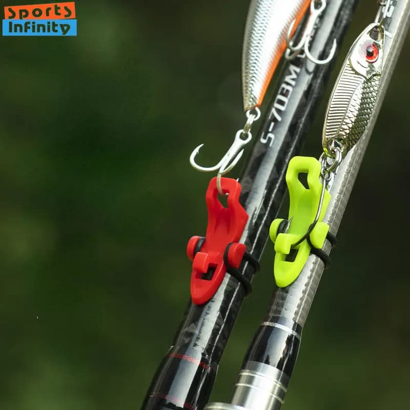 1 Set 3 Size Rings Fishing hooks Keeper bait door Fishing rod protectors Portable pocket accessories Fixed tools for bait launch