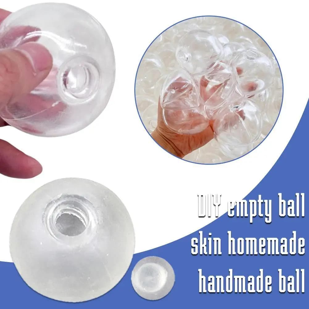 Guscio vuoto fai da te per palla morbida antistress fatta a mano, palla morbida a lento ritorno personalizzabile, giocattolo antistress per bambini e adulti