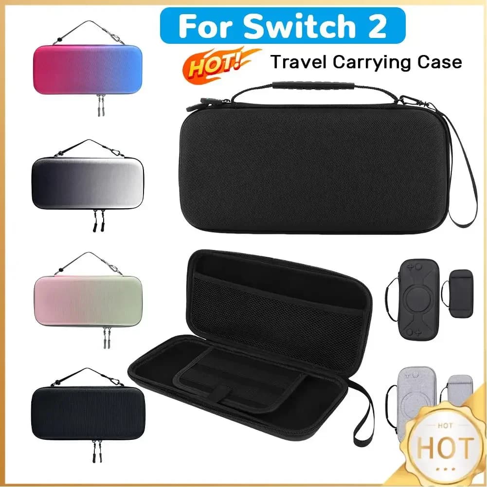 Custodia da viaggio per Nintendo Switch 2 (2025) Custodia per Switch 2 Custodia rigida antiurto per console NS2 Accessori