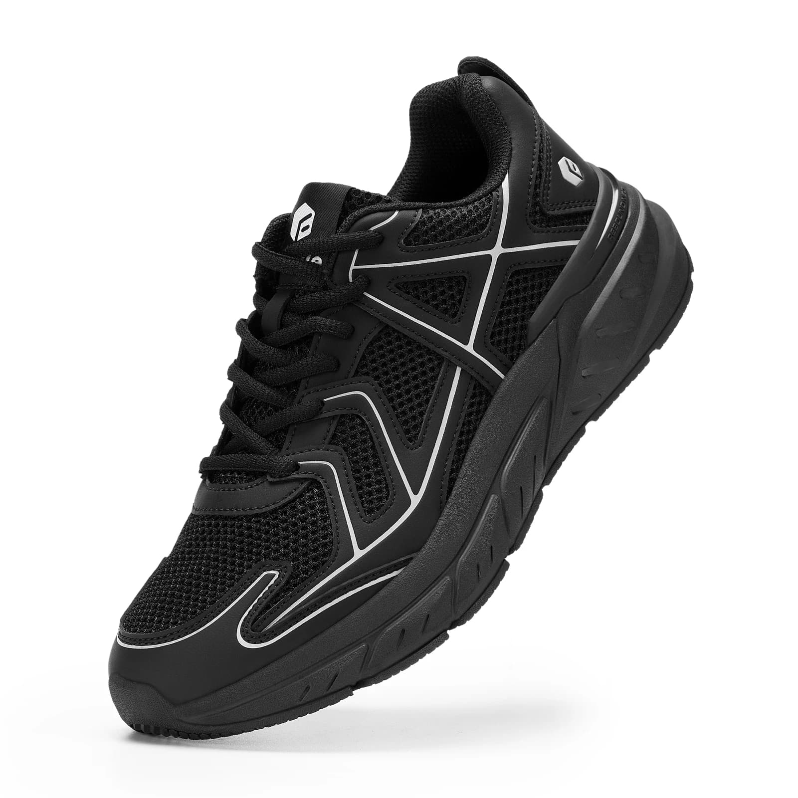 Fittington Men's Walking Shoes Wide Width Thickness Sneakers Extra wide men's shoes Bouncy Shoes Gym Athletics
