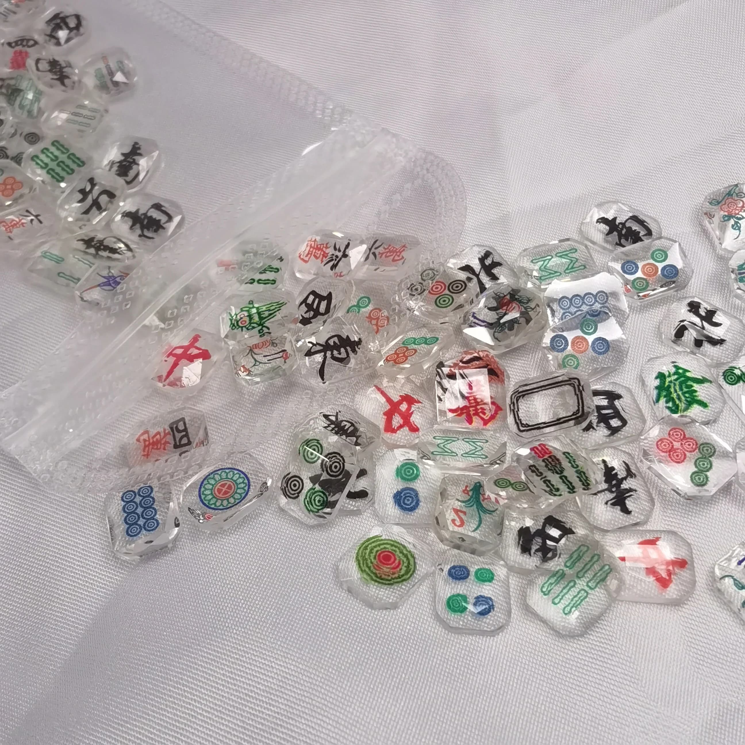20 pezzi di strass per nail art Mahjong parti di piastrelle per nail art design unghie in cristallo accessori fai da te decorazione per manicure Mahjong