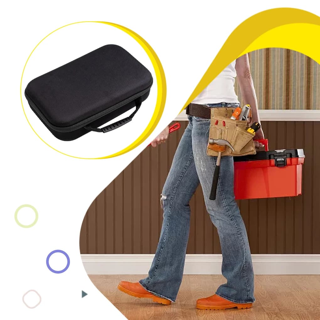Borsa per attrezzi per elettricisti Strumenti Scatola per attrezzi hardware per elettricisti impermeabile Borsa per attrezzi Organizzatore di stoccaggio Custodia da lavoro con chiusura a cerniera