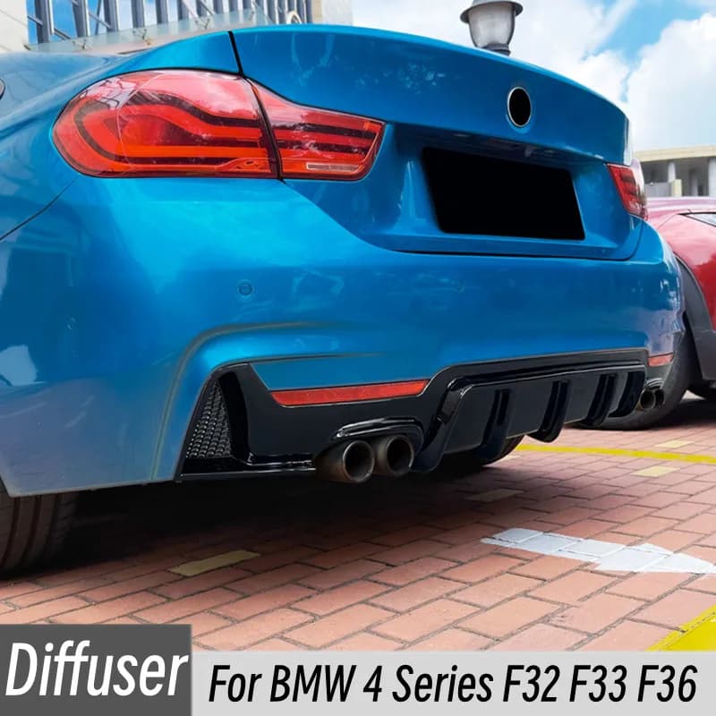 Per Bmw Serie 4 F32 F33 F36 M Sport 2014-2020 Auto Paraurti Posteriore Diffusore Splitter Mento Spoiler Accessori Esterni Parti di Tuning
