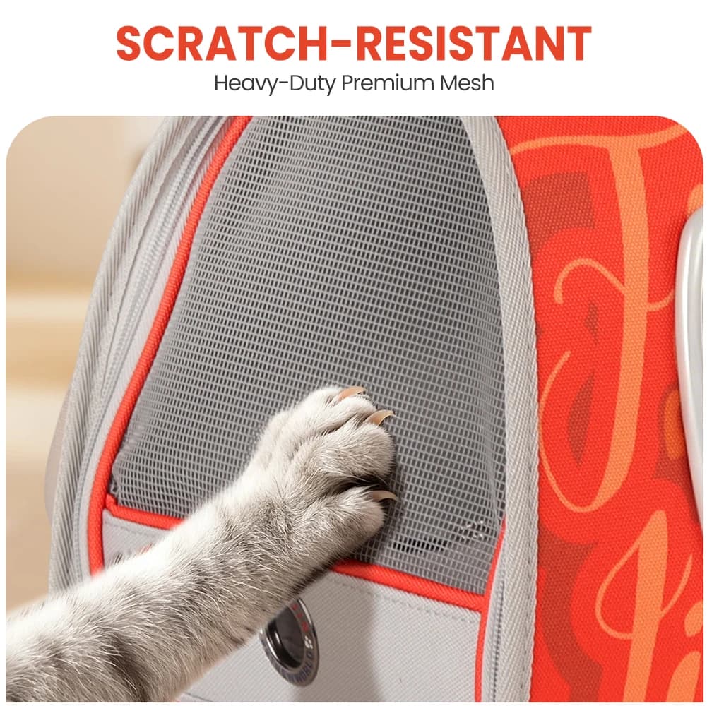 Pet Carrier Backpack Breathable Mesh Dog Sling Cat Carrier Bag Travel Safe Comfortable Slung Design for Dogs And Cats