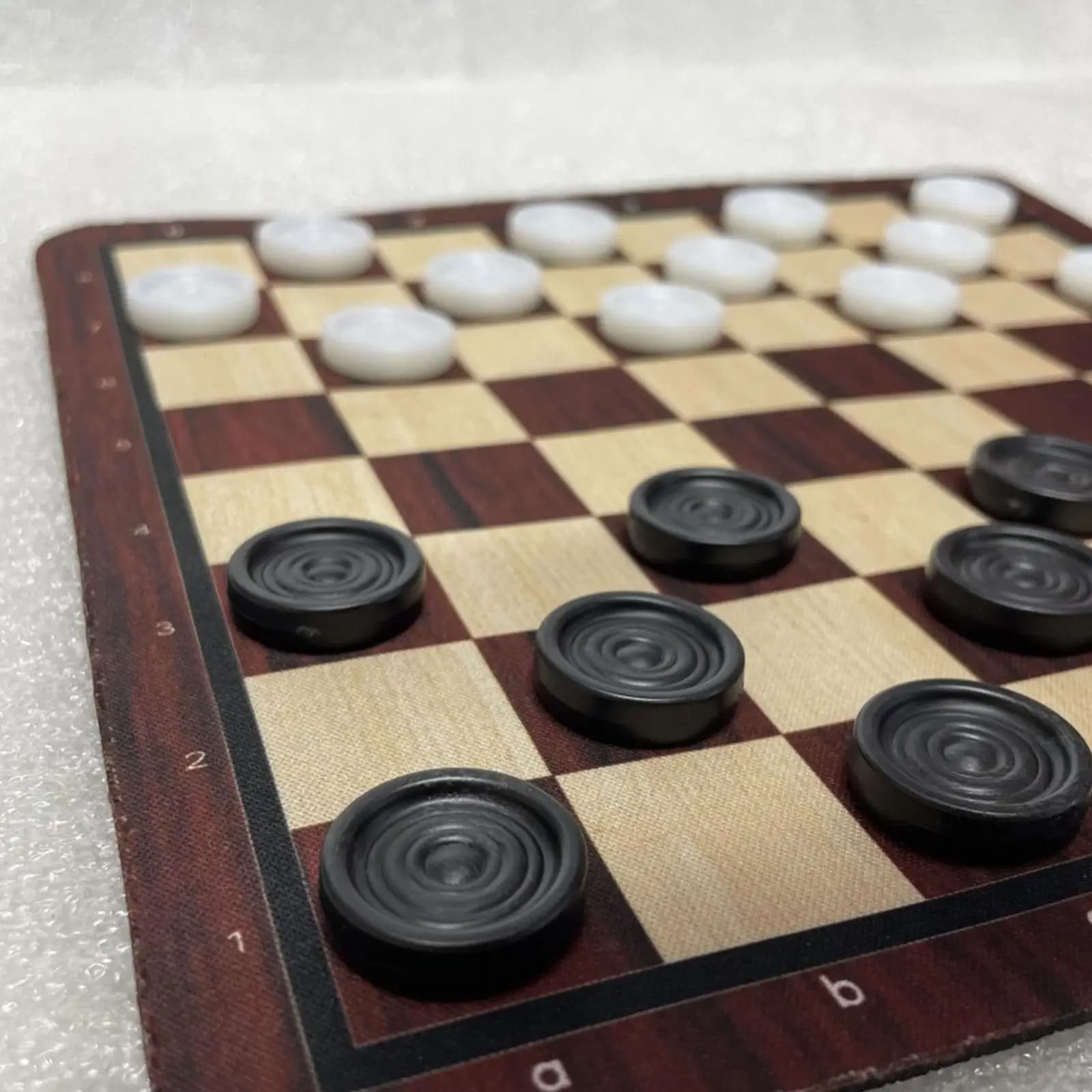 Scacchiera in Gomma e Plastica, Design Moderno, Set di Scacchi per Gioco Interattivo, per Bambini e Adulti