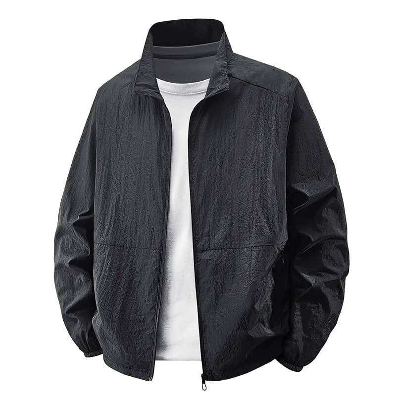 Giacca Estiva UPF 50+ Protezione UV per Uomo, Abbigliamento Sportivo Ultra-Leggero, Antivento, Giacche Casual, Abbigliamento Protettivo dal Sole