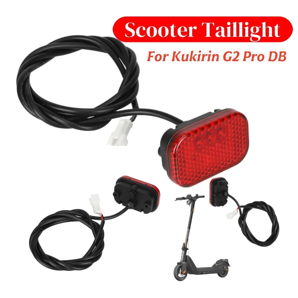 Parafango Posteriore di Ricambio per Kukirin G2 Pro DB, Luci Posteriori, Supporto Luci Posteriori, Accessorio per Monopattino Elettrico