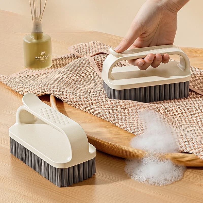 Spazzola Multifunzione per la Casa, Spazzola per Bucato, Spazzola per Scarpe che Non Danneggia i Vestiti, Spazzola per Tavoli, Spazzola per Pulizia della Cucina