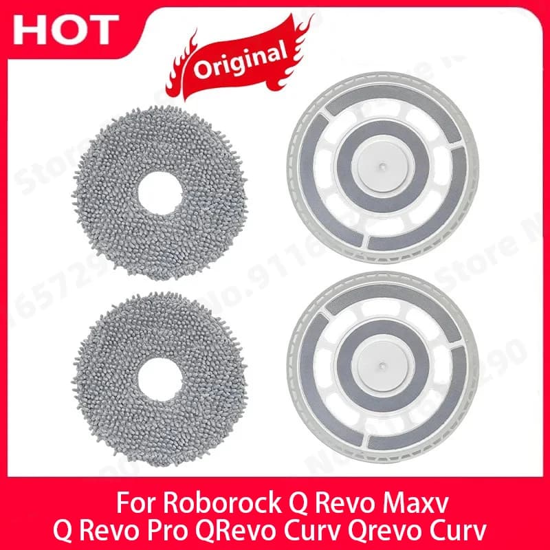 Original Roborock Q Revo Maxv Q Revo Pro Q Revo Curv Q Revo Curv Mop Bracket Vacuum Cleaner Accessories Mop Bracket Consumables