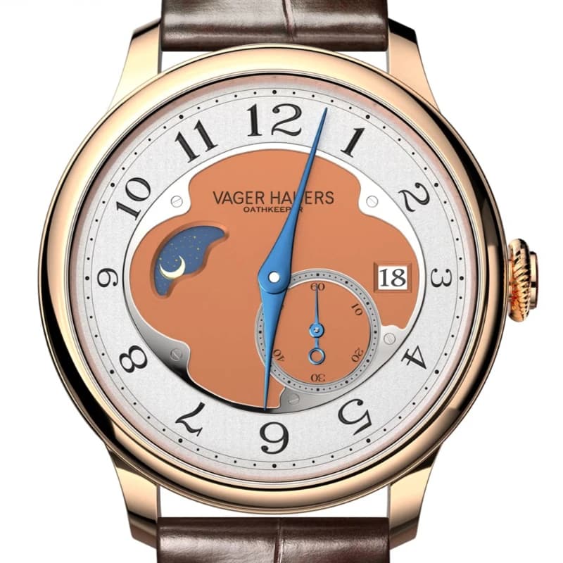 Orologio Meccanico Automatico da Uomo Vijay Hauser Original 2025, Nuovo Prodotto, Impermeabile con Cinturino in Pelle, Modello Runa FPJ