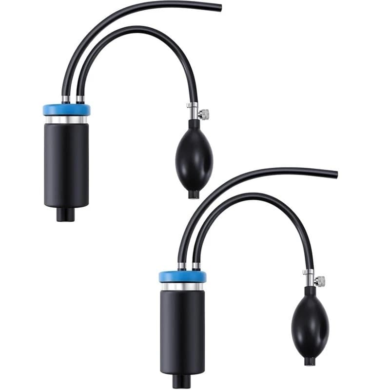 Automotive Smoke Machine Inflatable Bladder Blanking Block Off Diagnostic Car Leak Tester Detector 2Pcs Easy Intake Adapter