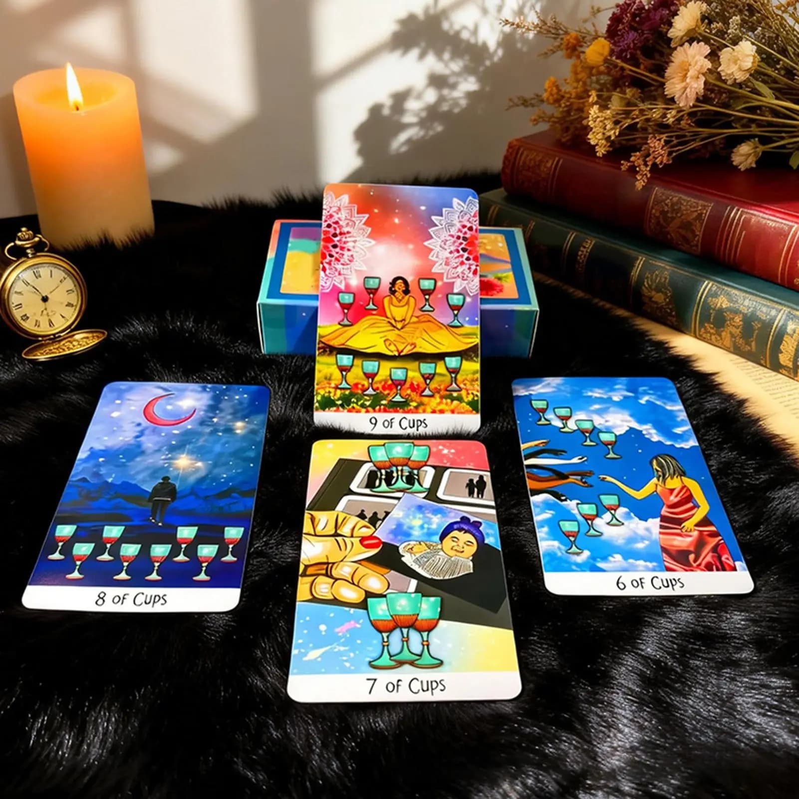 Carte dei Tarocchi per principianti con significato iniziale su di loro, mazzo di carte dei Tarocchi da 78 pezzi in formato tascabile, gioco di predizione del futuro