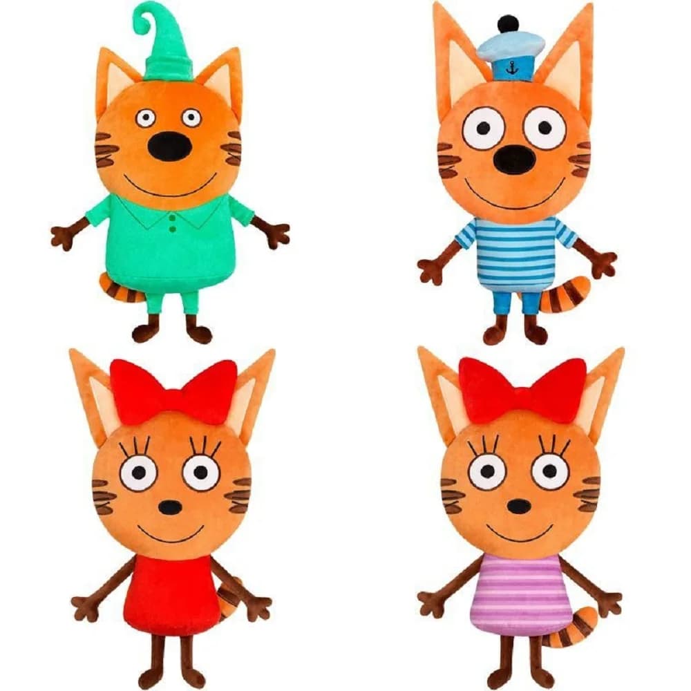Nuovo Peluche Kote Kitty da 44cm, Morbido Pupazzo Animale Imbottito per Bambini, Peluche Anime, Compagno di Sonno, Regalo da Collezione per Bambini