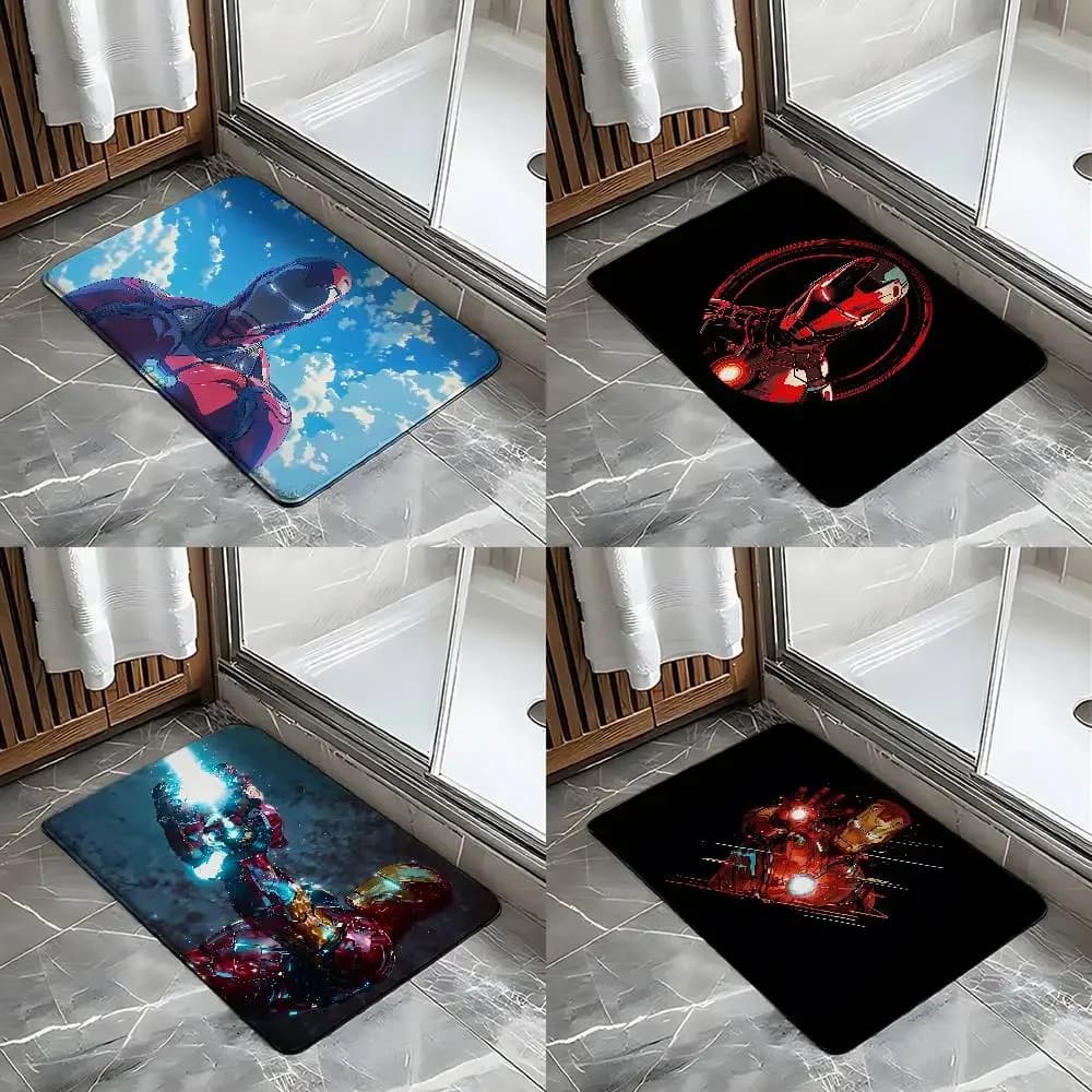 Cool I-Iron Man-S Carpet Bathroom Anti-slip Mat Door Mat Home Decoration Mat Entrance Door Mat Scratch-resistant Door Mat