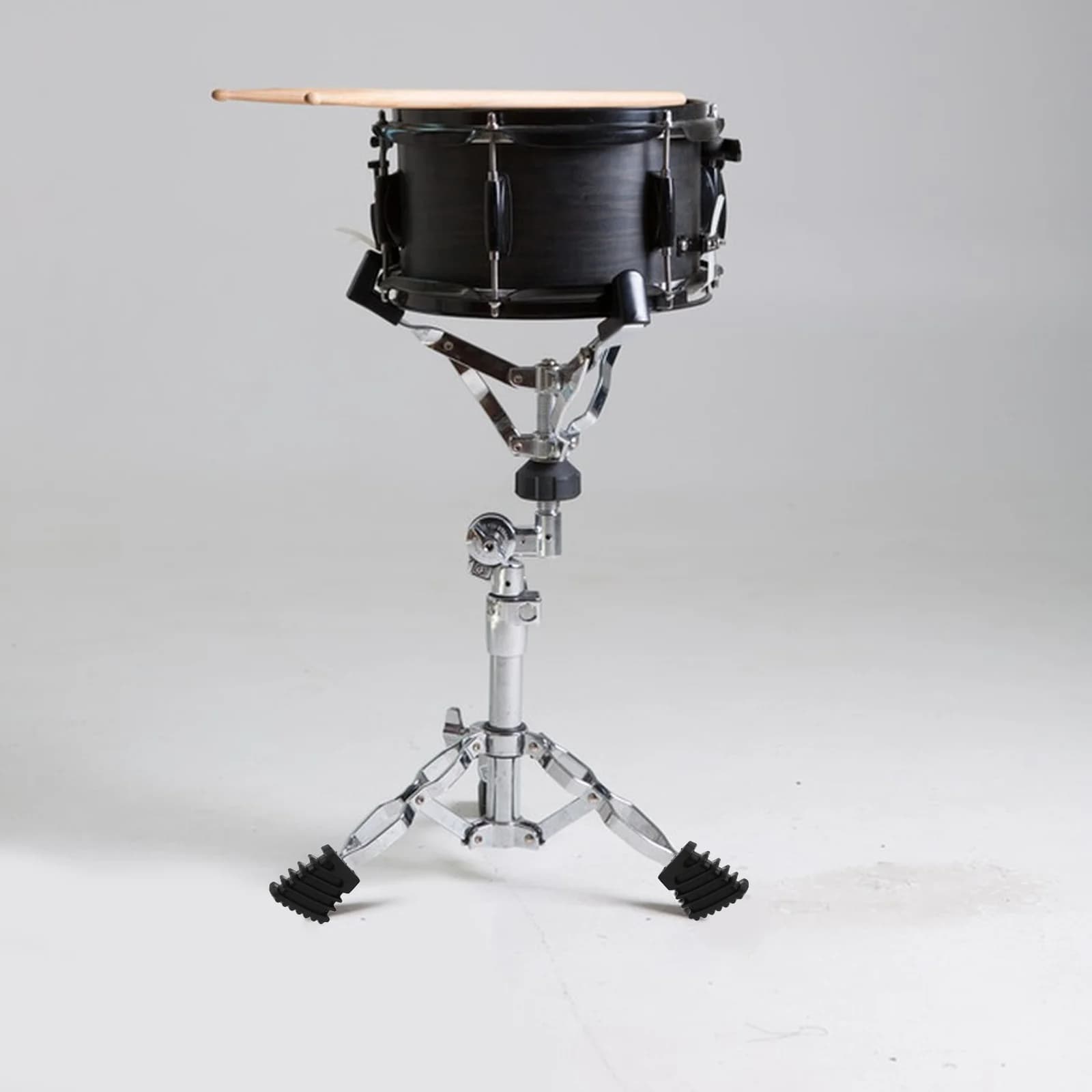9 pezzi di cuscinetti per gambe per tamburi neri, protezioni antiscivolo per i piedi, accessori per tamburi durevoli per parti di percussioni per prestazioni pratiche