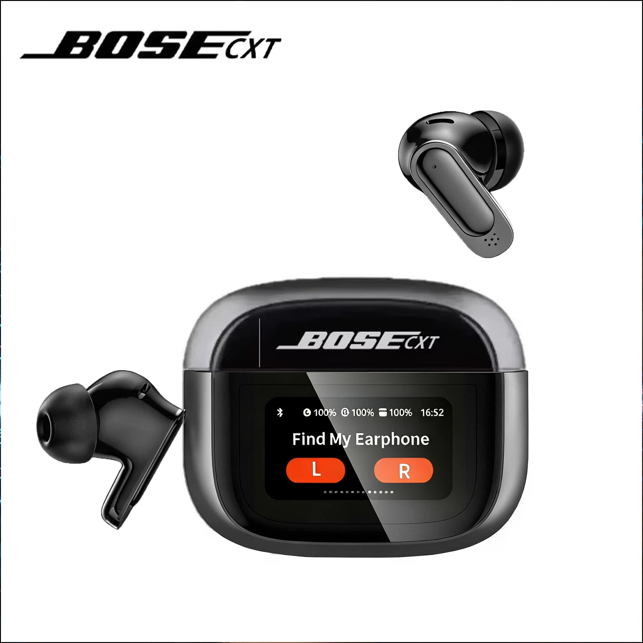 BOSECXT V11 TWS Wireless Hear Screen Digital Display Bluetooth Earphones In Ear ANC Noise reduction headphones with microphone