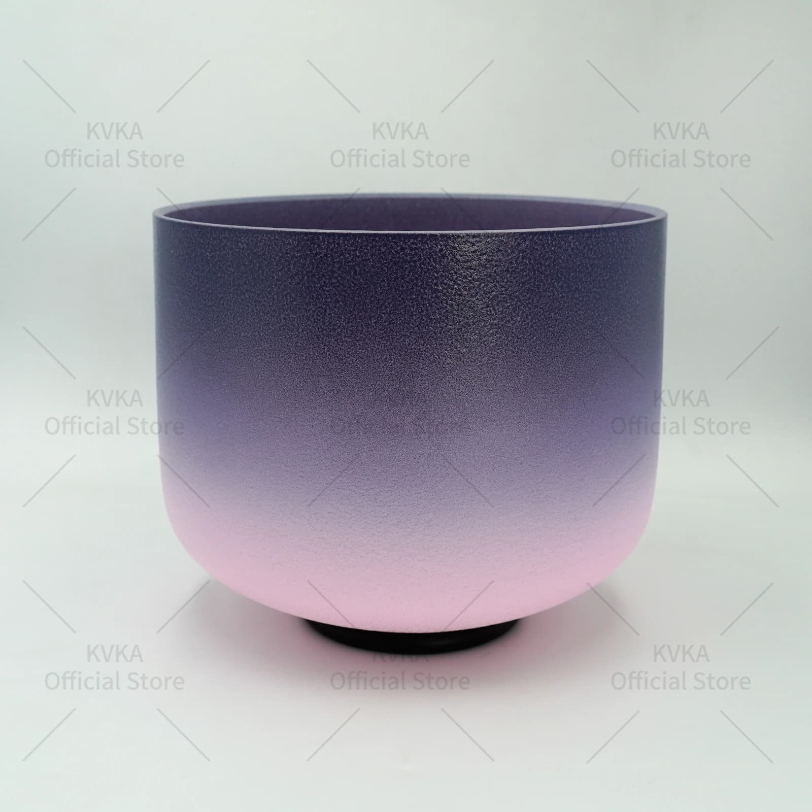 KVKA 7 Inch A B C D E F G Note 432hz 440hz Rainbow Frosted Crystal Singing Bowl for Sound Healing Meditation Yoga Sound Healing