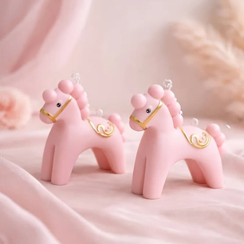 Stampi in Silicone a Forma di Cavallo per Resina | Design Cavallo in Corsa, Adatto per Creare Regali di Natale e Compleanno, Stampi per Artigianato