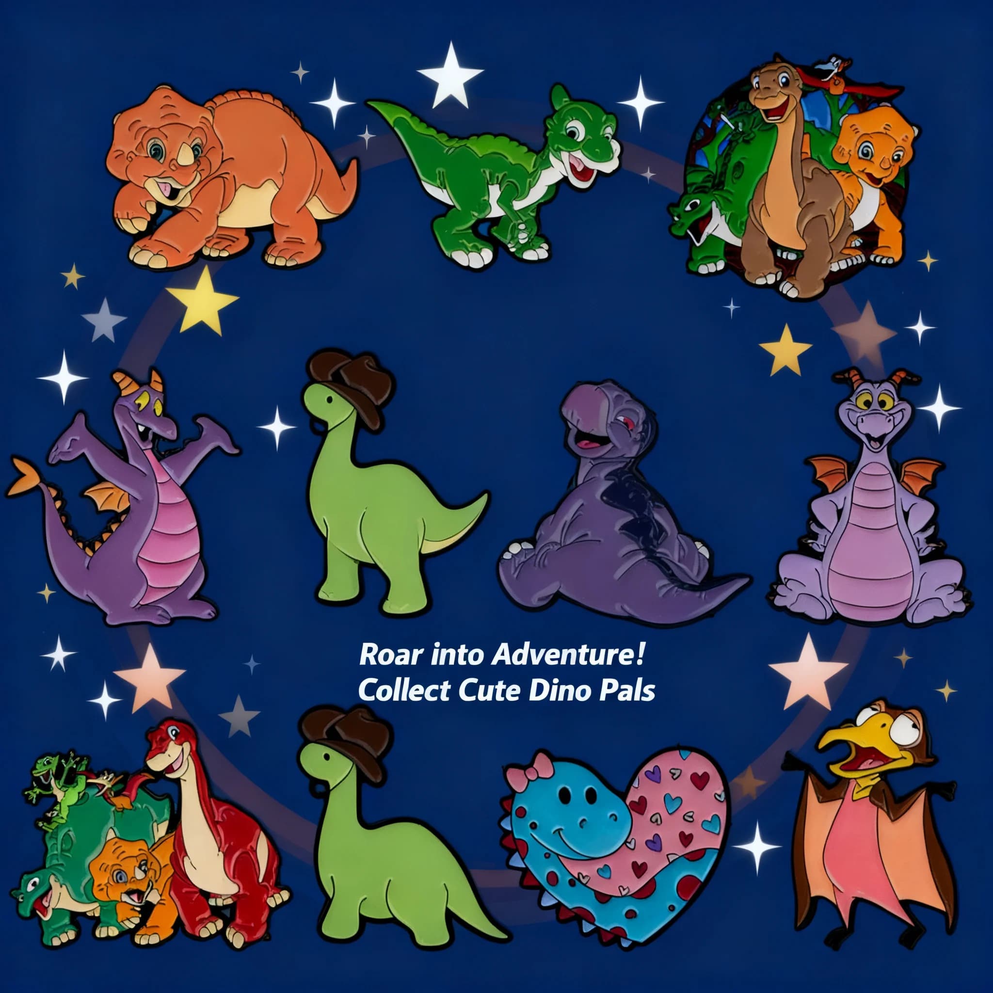 Dinosaur Cartoon Brooch Pin Fashion Backpack Clothing Accessories Alloy Badge Hot Selling Wholesale