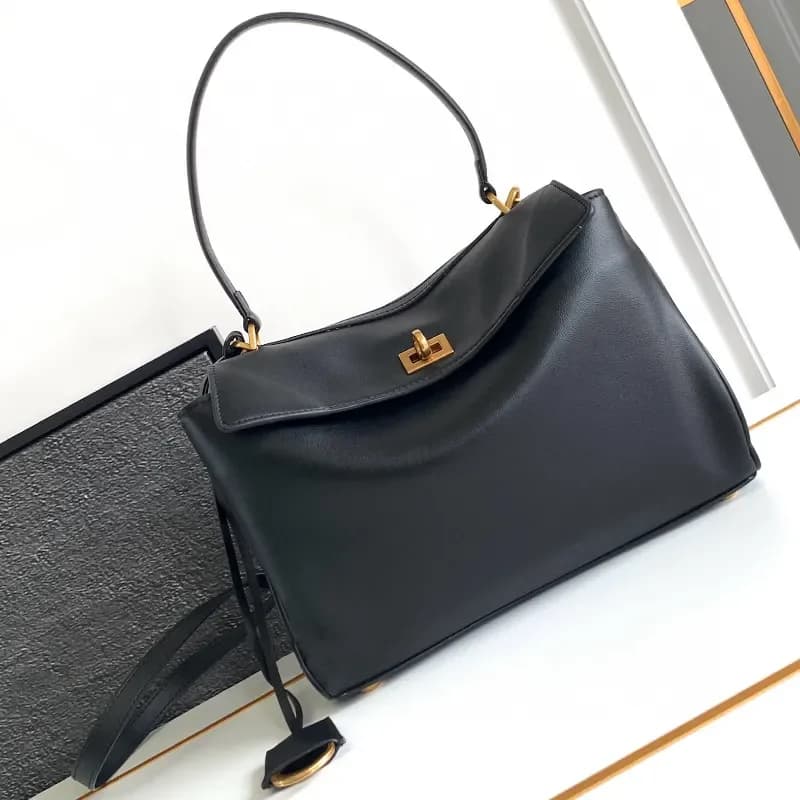 Borsa tote grande da donna in pelle di vitello morbida, stile rodeo, con ciondoli, borsa a tracolla maxi alla moda