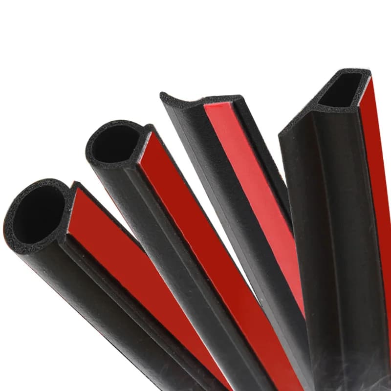 2/4/8m Protezione per portiera per auto Protezione per porta Isolamento acustico Insonorizzato Tipo ZP D Guarnizioni a forma di rivestimento Isolamento acustico Guarnizione
