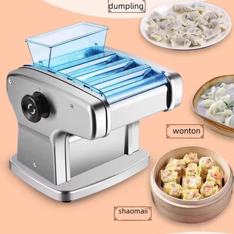 Electric Pasta Maker Machine Stainless Steel Spaghetti Noodle Maker Kitchen Appliance Dumpling Dough Pressing Tool