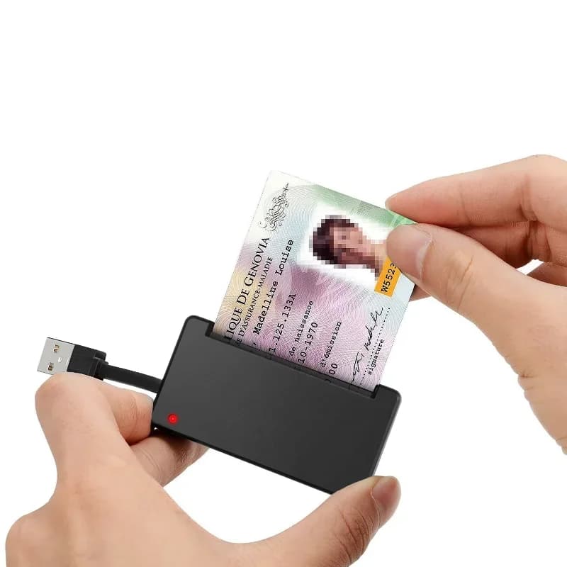 Lettore di smart card USB 2.0 memoria per ID Bank EMV elettronico DNIE dni citizen sim cloner connettore adattatore PC computer