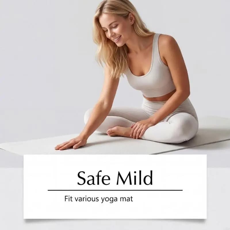 Yoga Mat Foaming Cleaner 120ml Gentle On Skin Works On PVC Rubber Mats And Sport Equipment Exercise Gear Maintenance Use 55KF