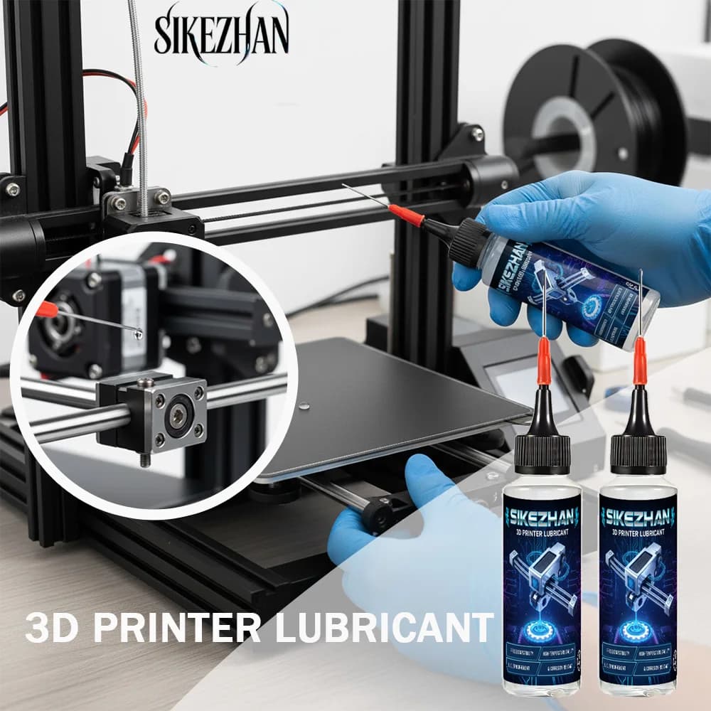 Lubrificante per stampante 3D da 55 ml: prolunga la durata dell'attrezzatura, migliora la qualità della stampa. Il lubrificante per stampante fa la tua stampa più liscia.