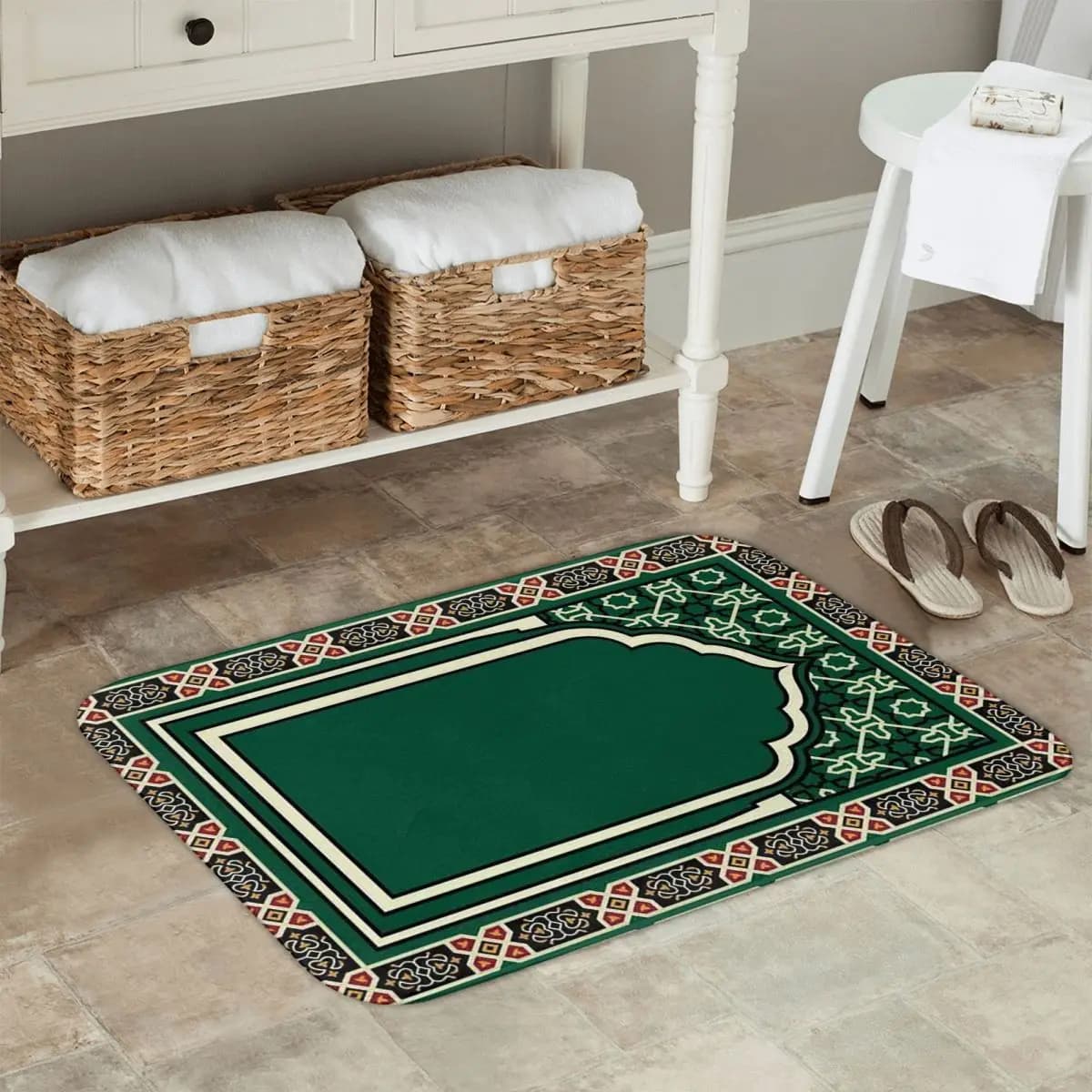 Islamic Muslim Prayer Zerbino Kitchen Entrance Carpet for the house Anti-slip carpet for living rooms