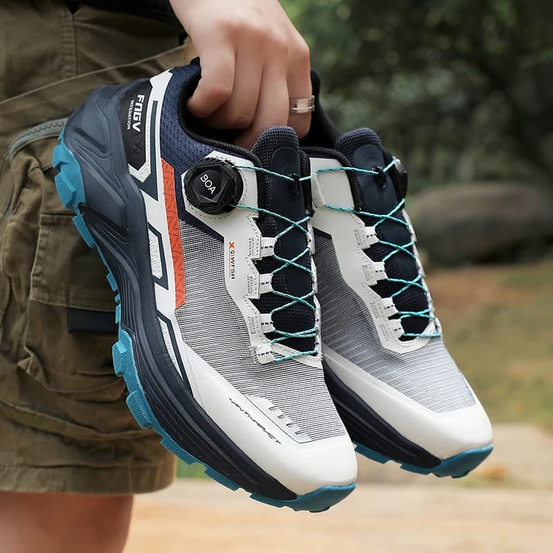 Nuove Scarpe Professionali da Trail Running per Uomo, Traspiranti con Suola Antiscivolo, Sneakers da Escursionismo e Jogging