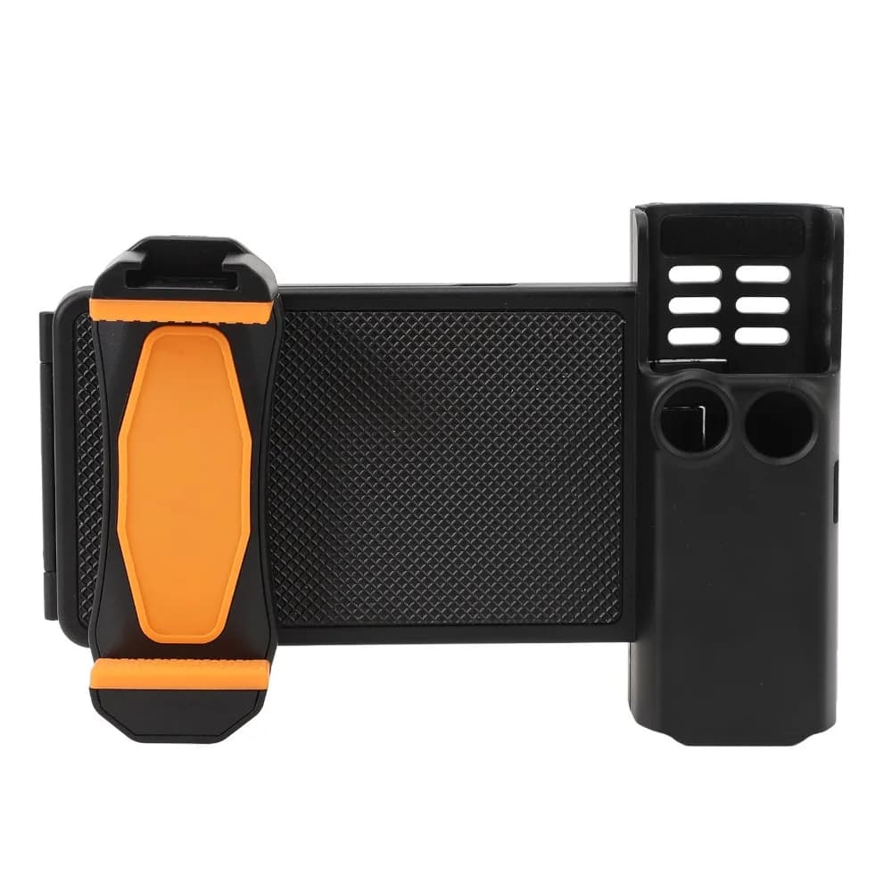 Durable 1/4 Screw Hole Phone Holder Mount Multi-Use Black Cell Phone Clip Adjustable Expansion Adapter For Travelers