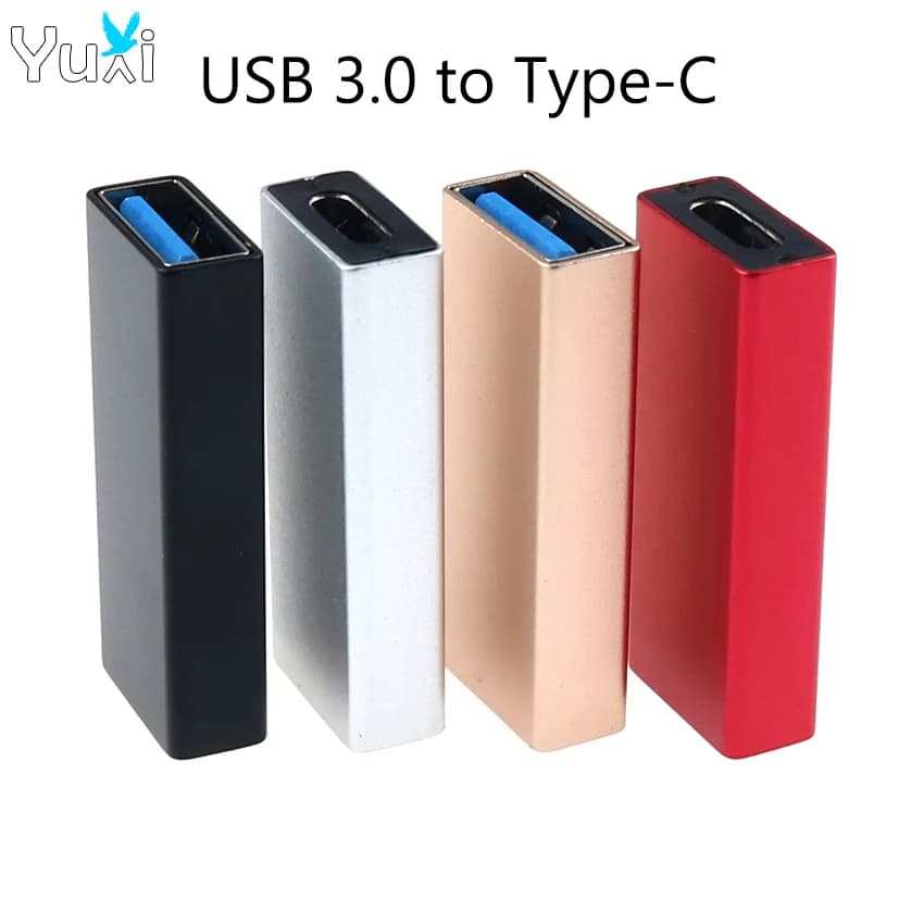 YuXi High Speed USB 3.0 A Female To USB C USB 3.1 Type C Female OTG Adapter Converter Adaptor 5gbps Aata Transmission