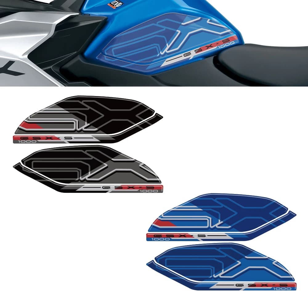 Per SUZUKI GSX-S1000GX GSX S1000GX 2024 2025 Moto 3D Gel Ginocchio Serbatoio Vernice Protezione Protezione Antigraffio Decalcomania Kit