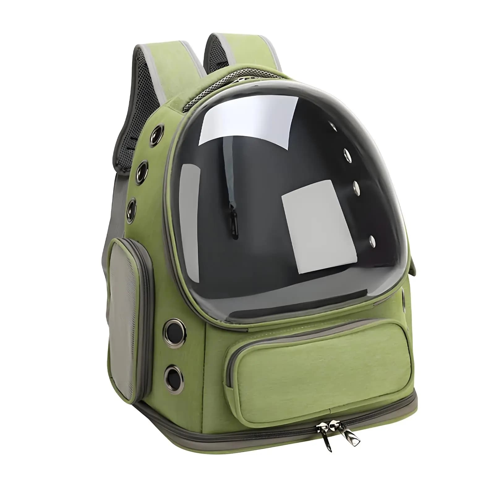 Cat Bubble Backpack,Breathable Cat Backpack Carrier Large Space Pet Travel Carrier for Kitty Small Dogs up to 15lbs,Transparent