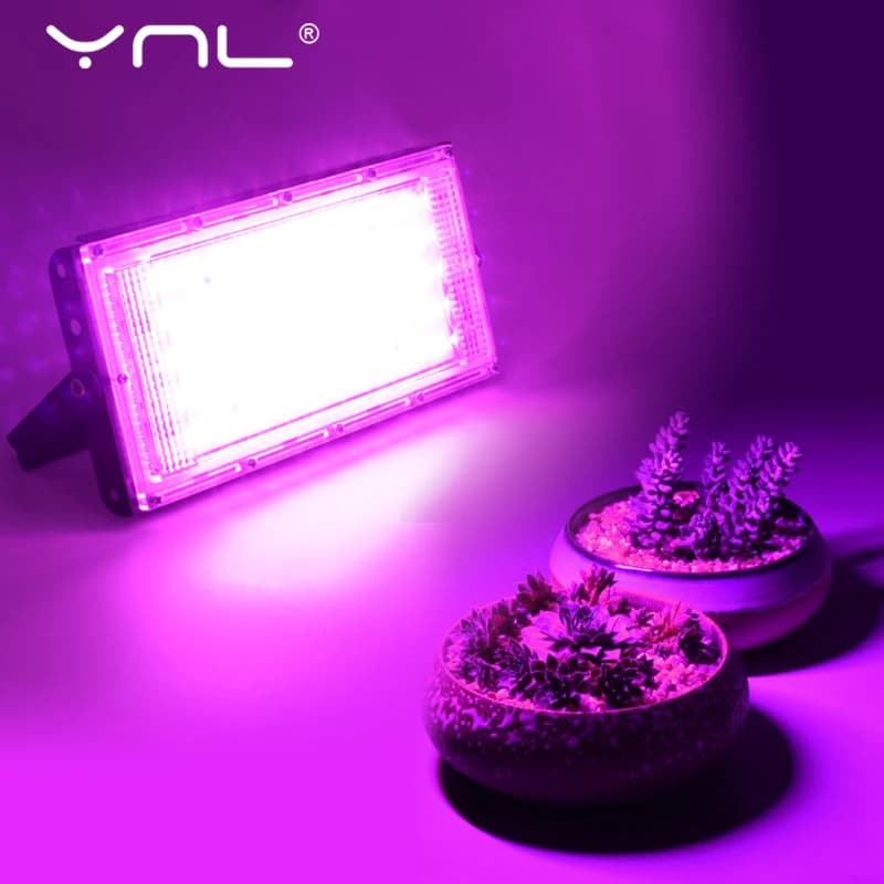 Grow Light IP65 Full Spectrum 50W AC 220V Phyto Plant Lamp Flower Seeding Lamp Indoor Outdoor Led Floodlight
