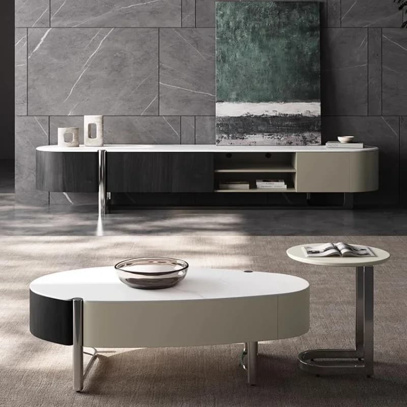 Mobili TV di Lusso di Design, Tavoli Porta TV per Soggiorno e Corridoio, Stile Nordico, Mobili Semplici per Intrattenimento