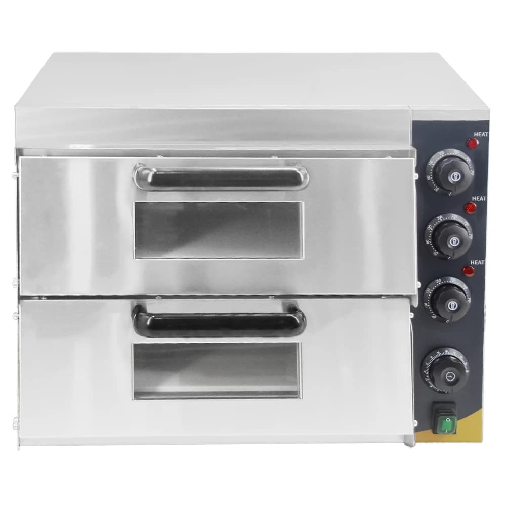New Electric Double Deck Oven for Bakery Cake and Bread Pizza Oven with Stone Automatic Baking Equipment on Sale